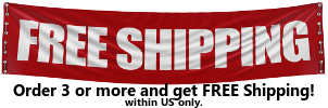 Free shipping on orders of 3 or more cases!